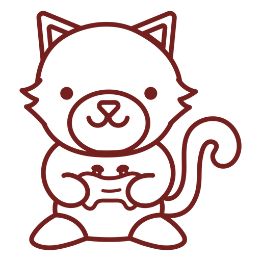 Bebé raposa animal gamer Desenho PNG