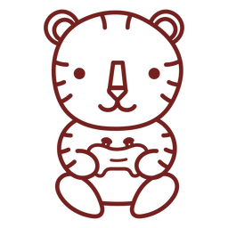 Kawaii Gaming Animals - 6 PNG-Design