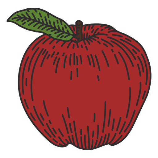 Apple detailed color stroke