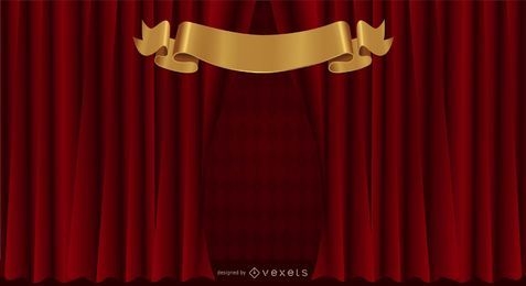 Curtain curtain pattern background vector