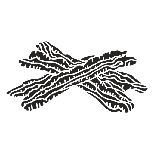 Bacon detailed cut out PNG Design