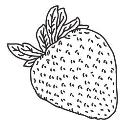 Strawberry hand drawn element Transparent PNG