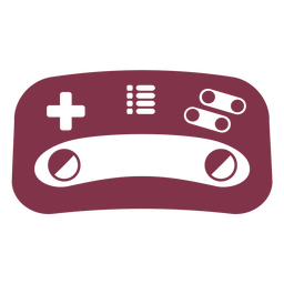 Joystick gefüllter Strich im Retro-Stil PNG-Design