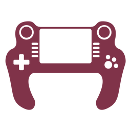 Joystick with screen filled stroke style PNG Design
