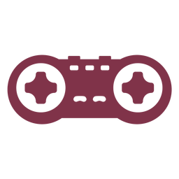 Gaming retro joystick filled stroke PNG Design