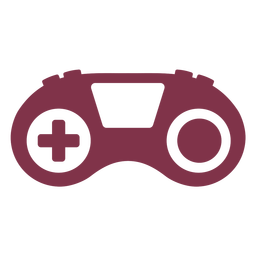 Retro-Joystick-gefülltes Stroke-Gaming PNG-Design