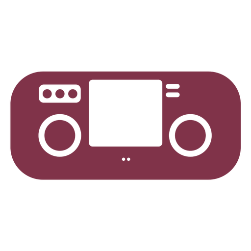 Simple joystick with screen filled stroke PNG Design