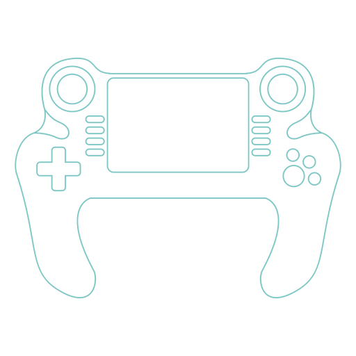 Traço do joystick da tela Desenho PNG