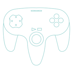 Golpe de control de juego normal Diseño PNG