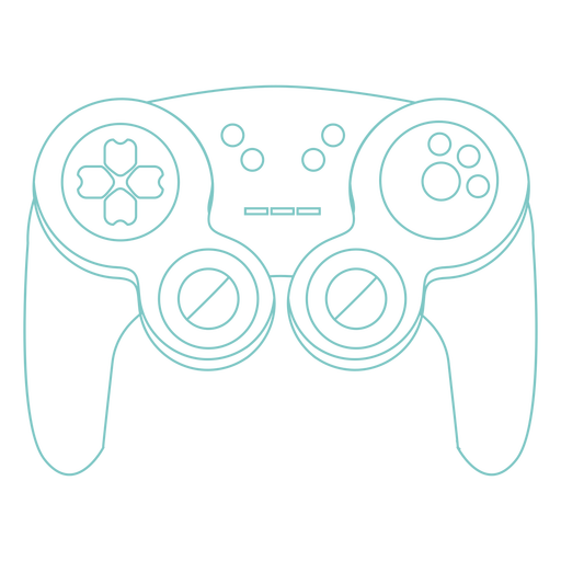 Einfacher Hub des Gaming-Joysticks PNG-Design