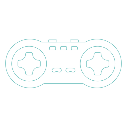 Gaming-Controller im Retro-Stil PNG-Design