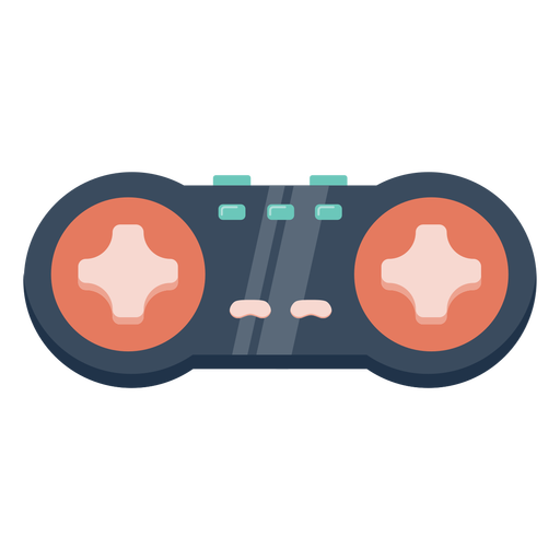 Retro style joystick semi flat PNG Design