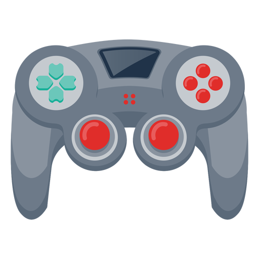 Classic game control semi flat  PNG Design