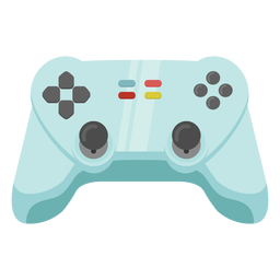 Simple game control gaming semi flat PNG Design