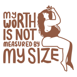 My worth badge PNG Design