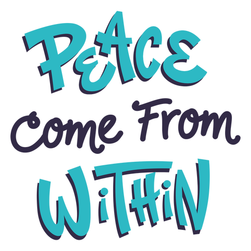 peace comeS form within PNG Design