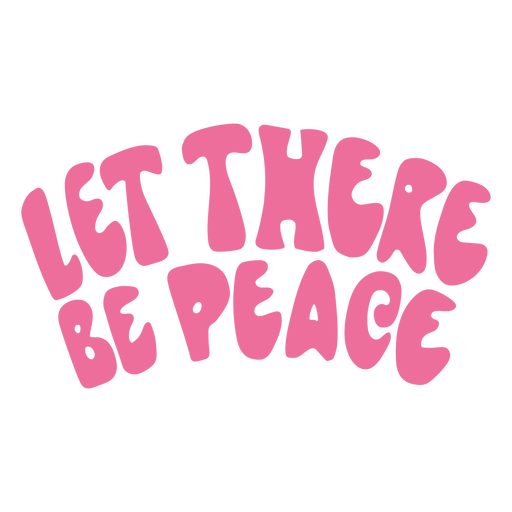 Let there be peace flat
