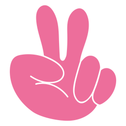 Peace Sign Cut Out PNG & SVG Design For T-Shirts