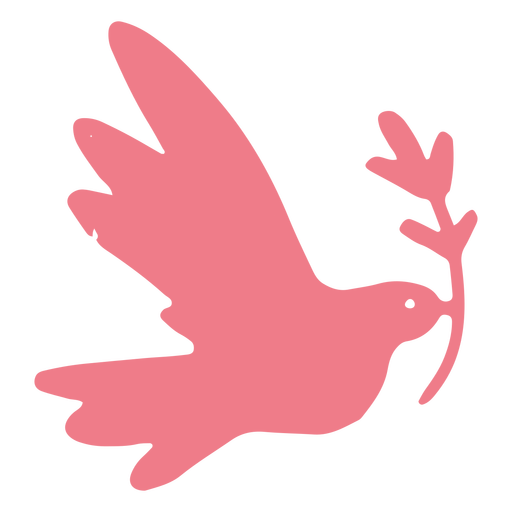 Dove of peace flat PNG Design