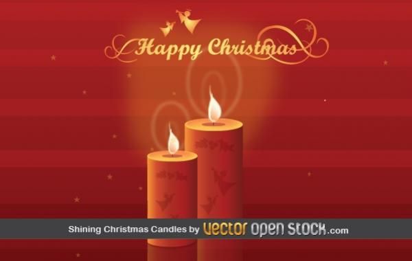 Shining Christmas Candles Shining Christmas Candles