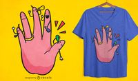 Verlobungshandparty T Shirt Design Vektor Download