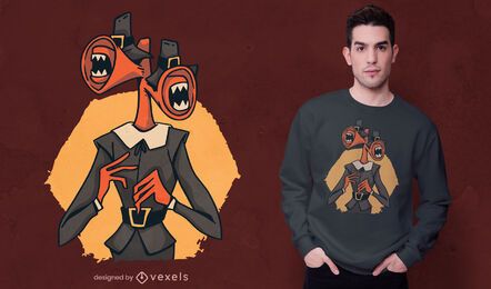 Pilgrim monster thanksgiving t-shirt design Pilgrim monster thanksgiving t-shirt design