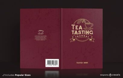 Tea tasting journal cover deisgn