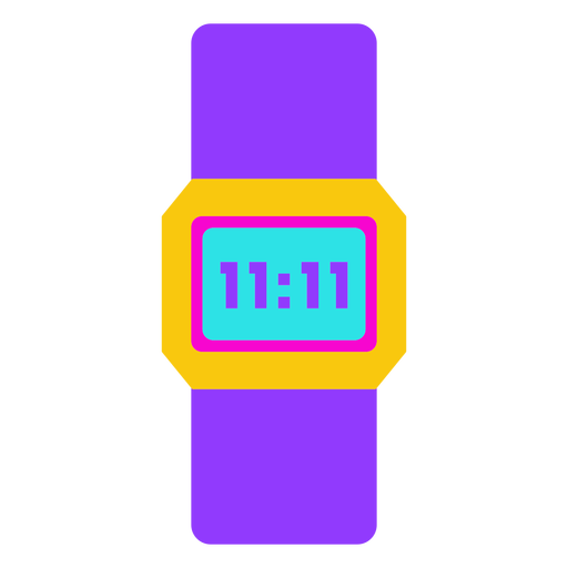 Vintage watch flat PNG Design