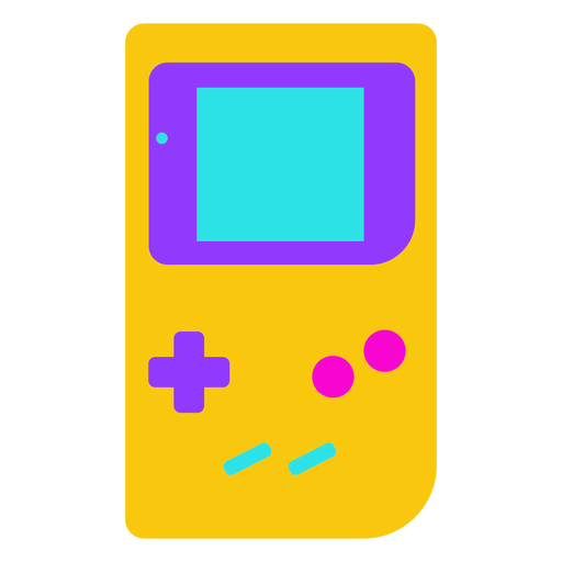 Gameboy console flat PNG Design