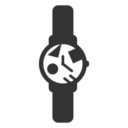 Watch filled stroke PNG Design
