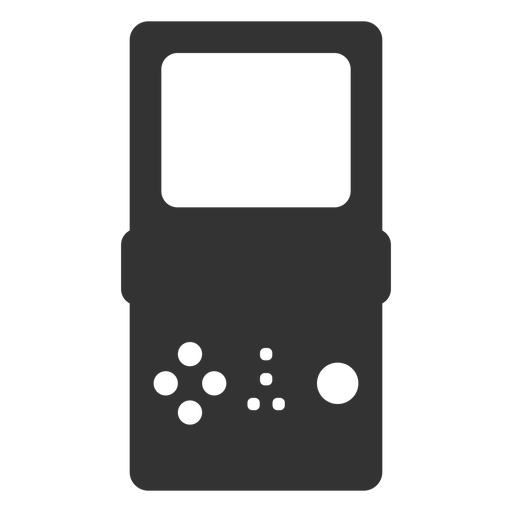 Portable console filled stroke PNG Design