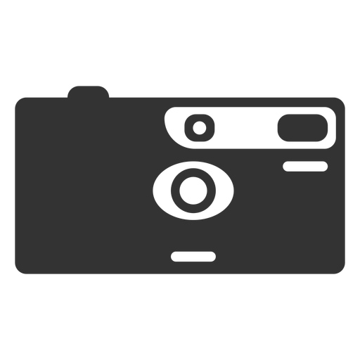 Disposable camera filled stroke PNG Design