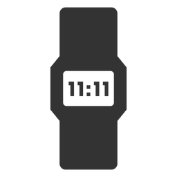 Mans watch filled stroke PNG Design Transparent PNG