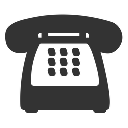 House phone filled stroke PNG Design