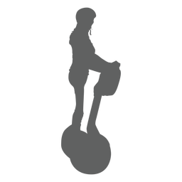 SegwaySilhouette - 1 Desenho PNG