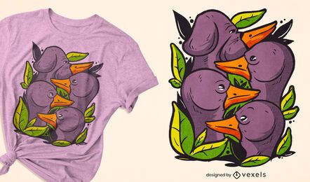 Hundetarnung mit Enten-T-Shirt Design