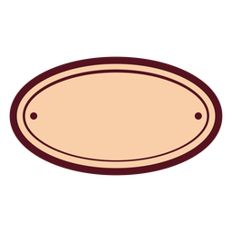Calcomanías para sombreros Espacios de parche en blanco - 1 Diseño PNG