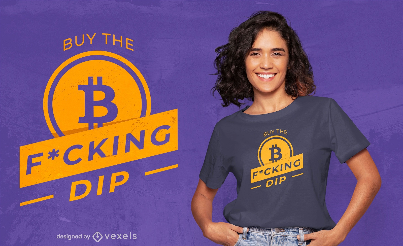 Crypto buy quote t-shirt design