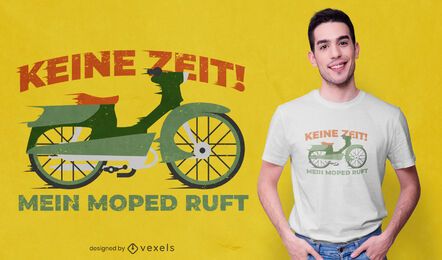 Antique motorbike german t-shirt design Antique motorbike german t-shirt design