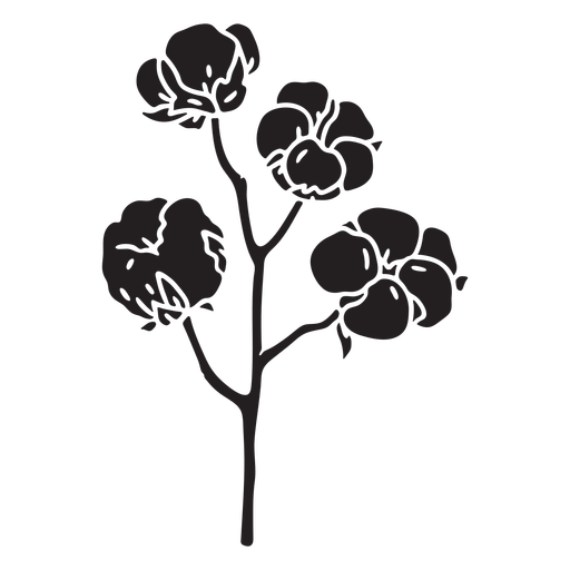 Sakura flowers cut out PNG Design