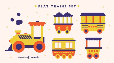 Juego de transporte de vagones de tren de juguete para niños. Juego de transporte de vagones de tren de juguete para niños.