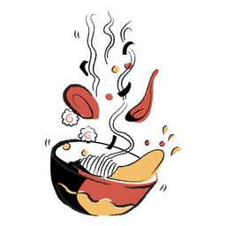 Ramen - 3 Desenho PNG