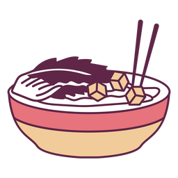 Japanese food bowl