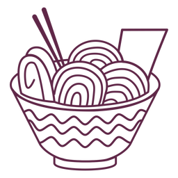 Ramen - 30 Diseño PNG