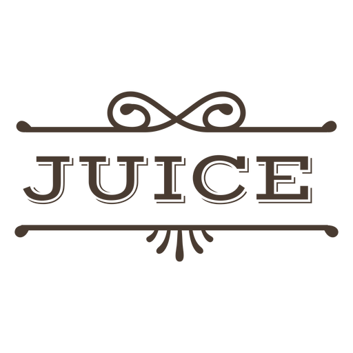 Juice text label stroke