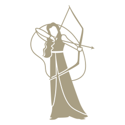 Archery-Characters-FlatWashBrushedShapes - 19 Desenho PNG