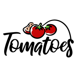 Tomatoes fruit badge PNG Design Transparent PNG