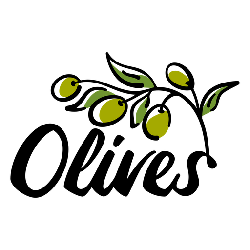 Olives fruit badge