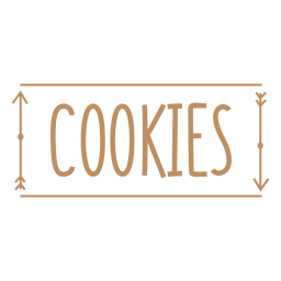 Cookies simple label stroke PNG Design Transparent PNG