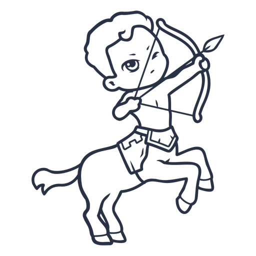 Bogenschießen Chibi Charaktere - 14 PNG-Design